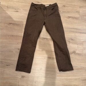 Wrangler Taupe Straight-Fit Jeans